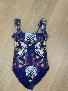Ola Azul Vera Girls One Piece Swimsuit 10